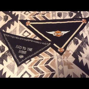 2 dog Harley Davidson bandana's